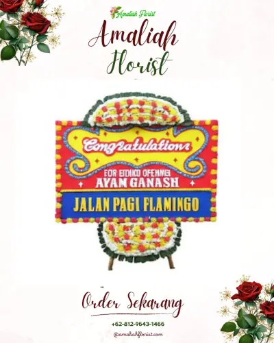 Bunga Papan Congratulation di Tebing Tinggi Lama